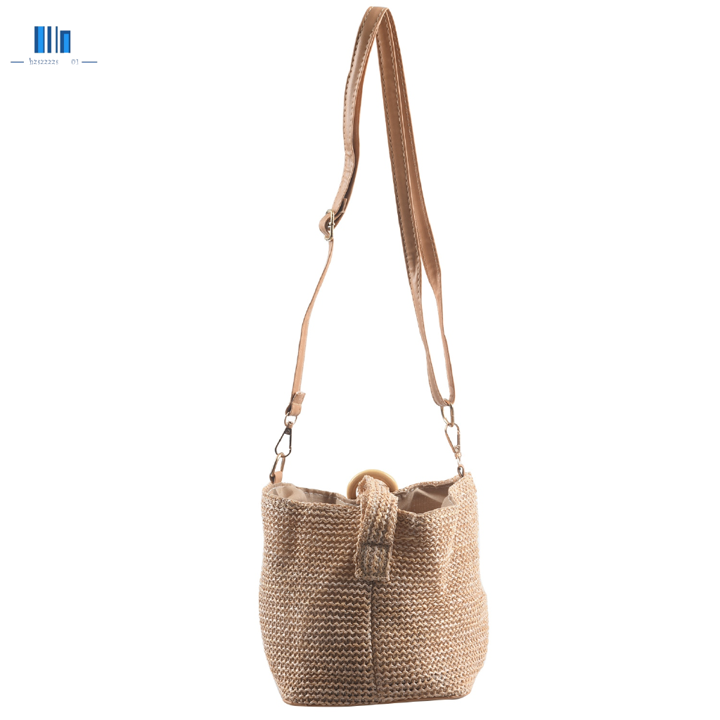 straw rattan bag