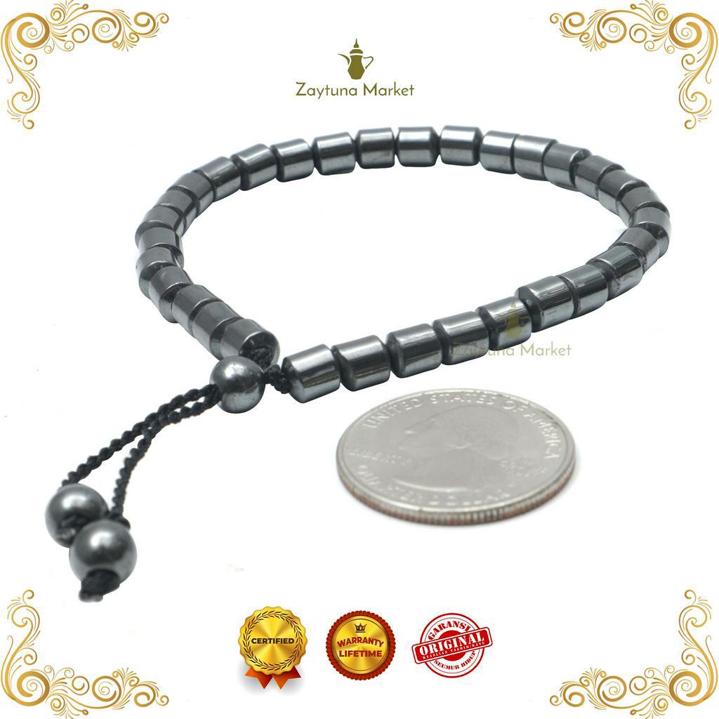 Tasbih 33 Butir Batu Hematite Kesehatan Tasbeh Hematite Batu Kesehatan - TheTasbih