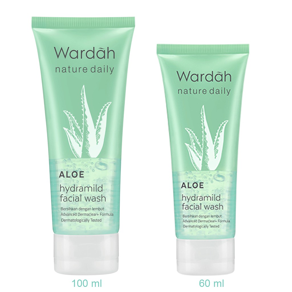 Wardah Nature Daily Aloe Hydramild Facial Wash