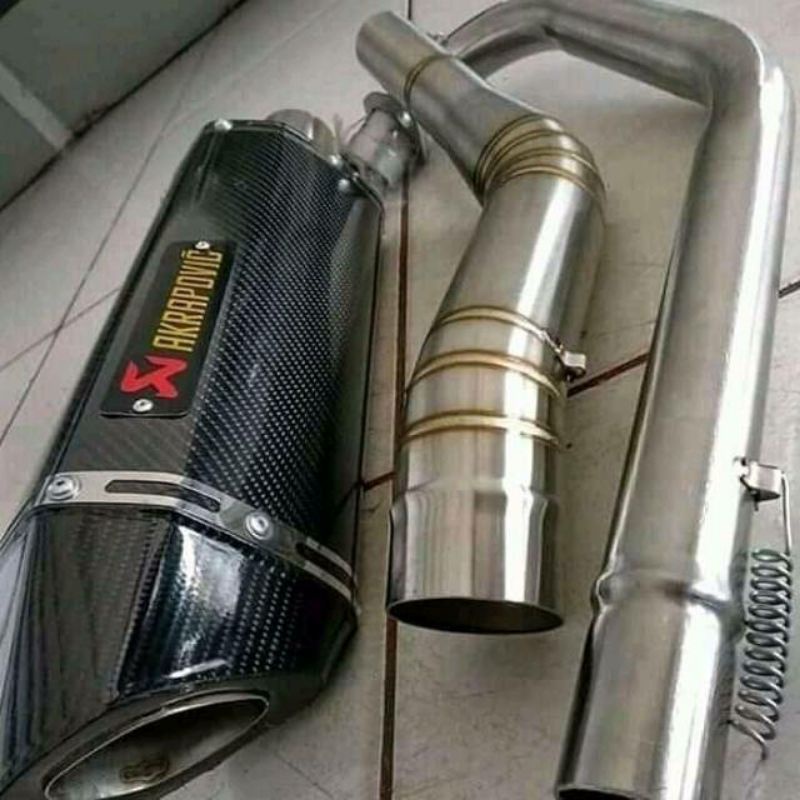 Knalpot Motor Racing AKROVIC R15 OLD, R15 V3 ,CBR 150