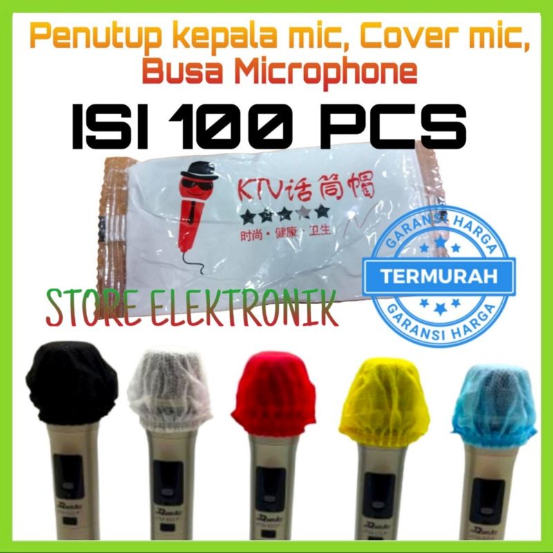 Busa Mic, Cover Mic, Penutup Kepala Microphone, isi 100 Pcs, Grosir.!