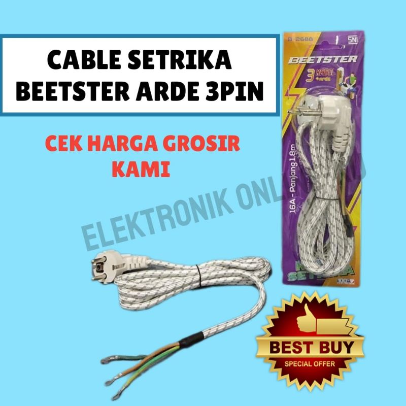 CABLE SETRIKA BEETSTER ARDE 3PIN