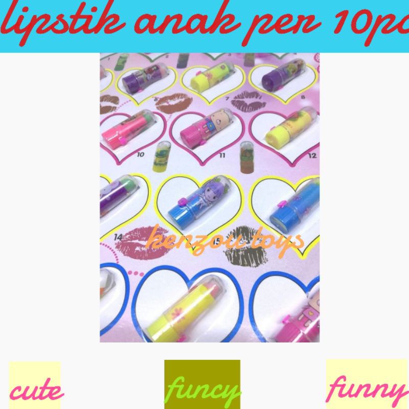 mainan lipstik anak