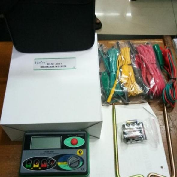 Merger / Digital Earth Grounding Tester Tipe Hlm-3007 Merk Heles