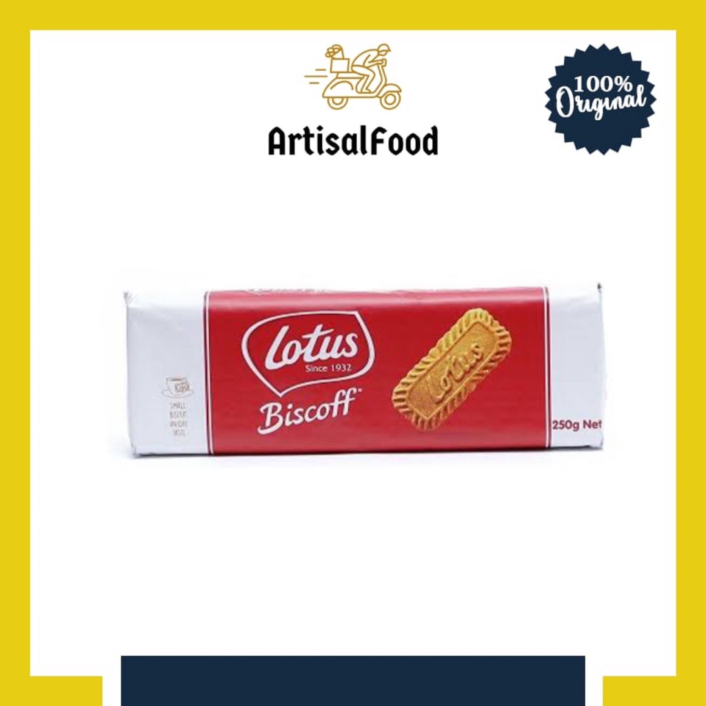 

LOTUS BISCOFF PUTIH biskuit 250 GR PAK