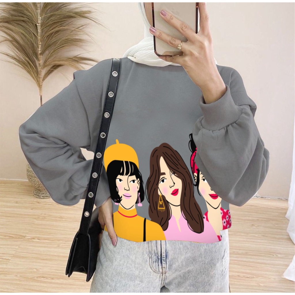 SWEATER CROP FERLIN LADY / GIRL SWEATER CROP