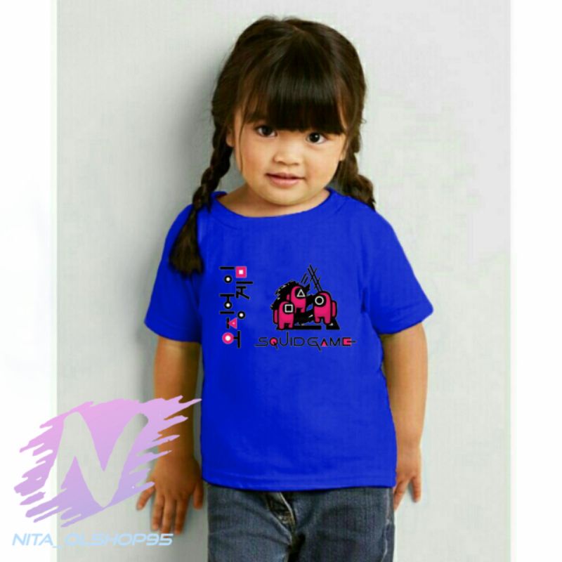 baju anak squid game kaos among us squid game