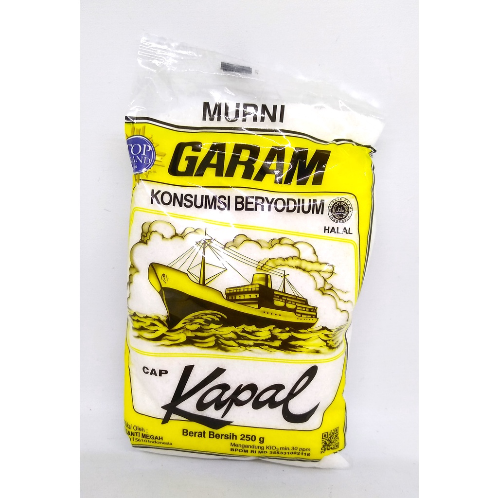 

Garam cap Kapal 250 gram