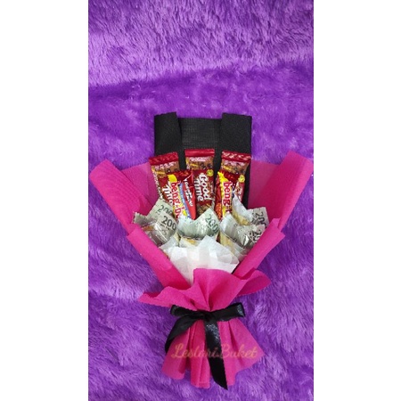 Buket Snack Mix Uang (Asli)