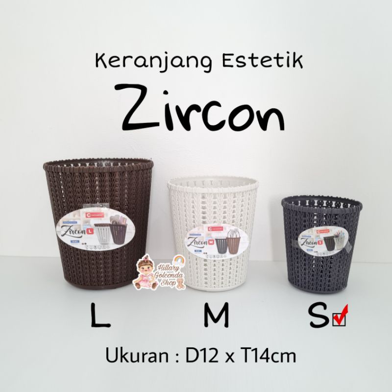 Keranjang Estetik ZIRCON SMALL (1set isi 3pc)