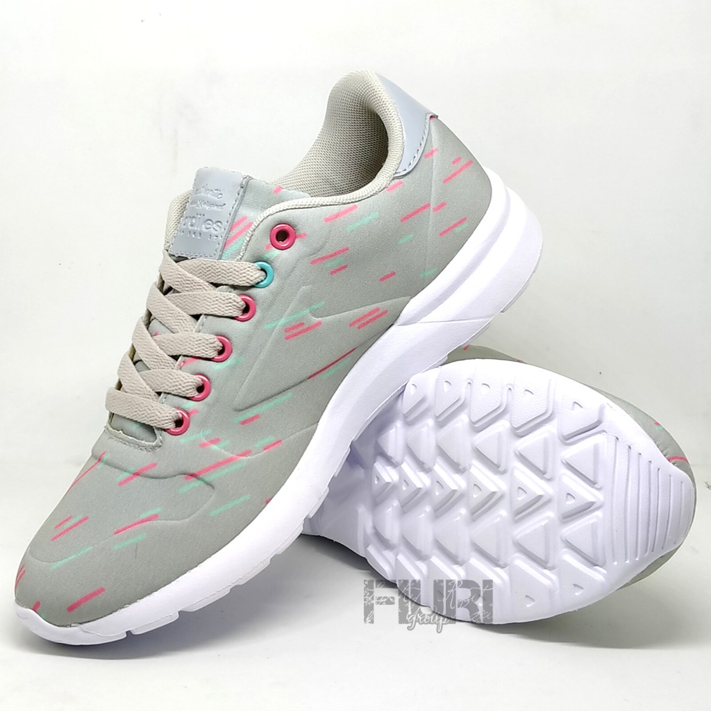 ARDILES Original JOLENE 37-40 Abu Abu Sepatu Kets Sneakers Olahraga Running Sport Senam Wanita FIURI