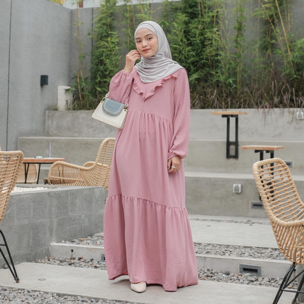 YERIN DRESS / DRESS PESTA / DRESS KONDANGAN / DRESS POLOS / BUSUI