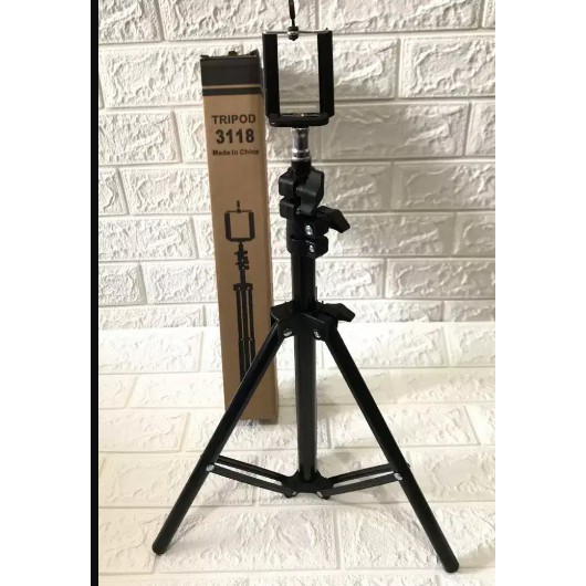 Tripod HP dan Kamera Handphone Phone Holder Tongis Tomsis LazyPod Vlog Foto Video COD Murah Terbaru