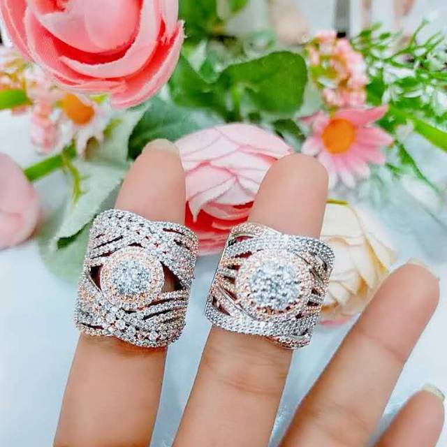 Cincin kombinasi terbaru full matar B034-035