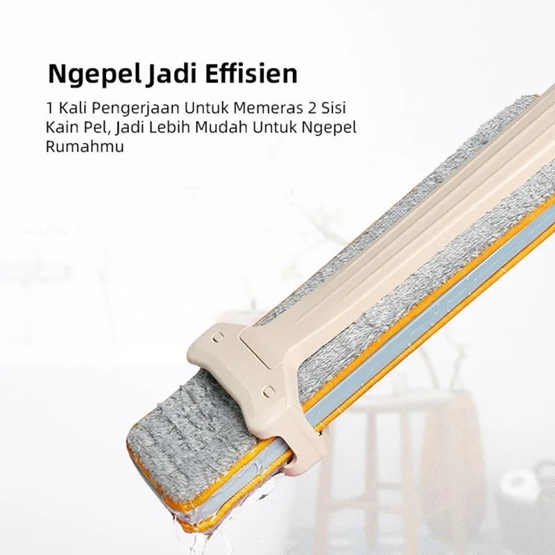 TERBARU Alat Pel Lantai 2 Sisi Ultra Mop Cleanze Ultra Mop Double Sided Alat Pel Lantai Ultra Mop Twister - Pel Lantai Praktis Peras Otomatis