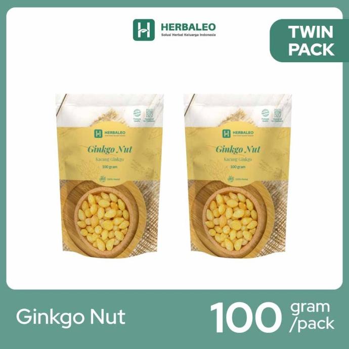 

DISKON TWINPACK - HERBALEO GINKGO NUT 100 GRAM ( KACANG GINKGO ) DISCOUNT