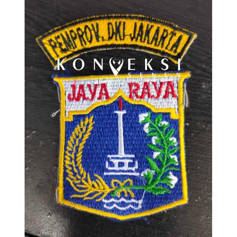 BADGE BORDIR PEMPROV DKI JAKARTA