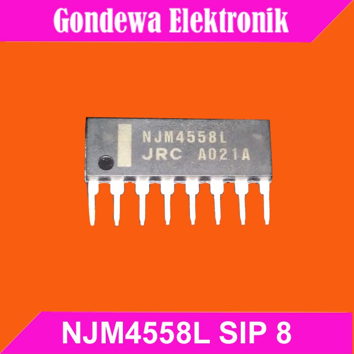 NJM4558 NJM4558L SIP8 dual operational amplifier