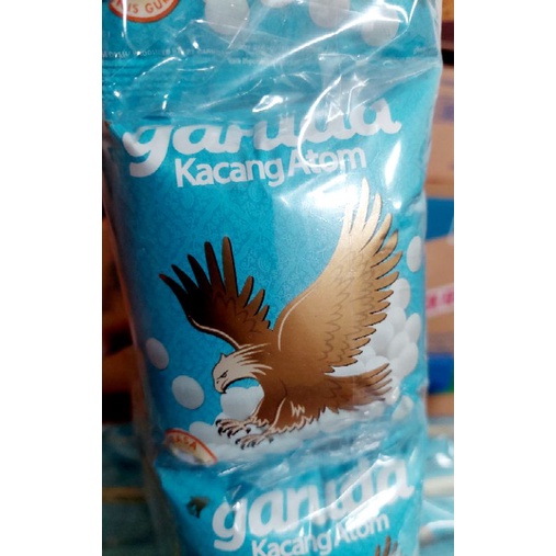 Garuda Rosta kacang oven / Garuda Kacang Koro / Garuda Kacang Kulit/ Kacang Atom Manis Gurih renceng 11 gr x 10pcs