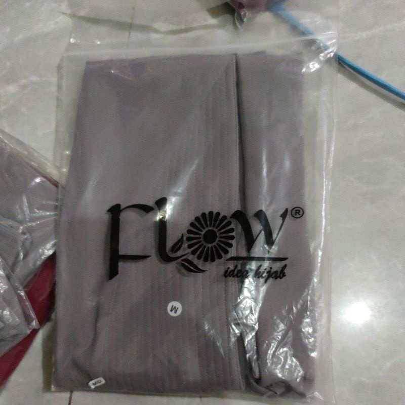 (((ORI FLOW)))) Khimar MIni Oval /MIDI KHIMAR OVAL-MEDIUM GREY