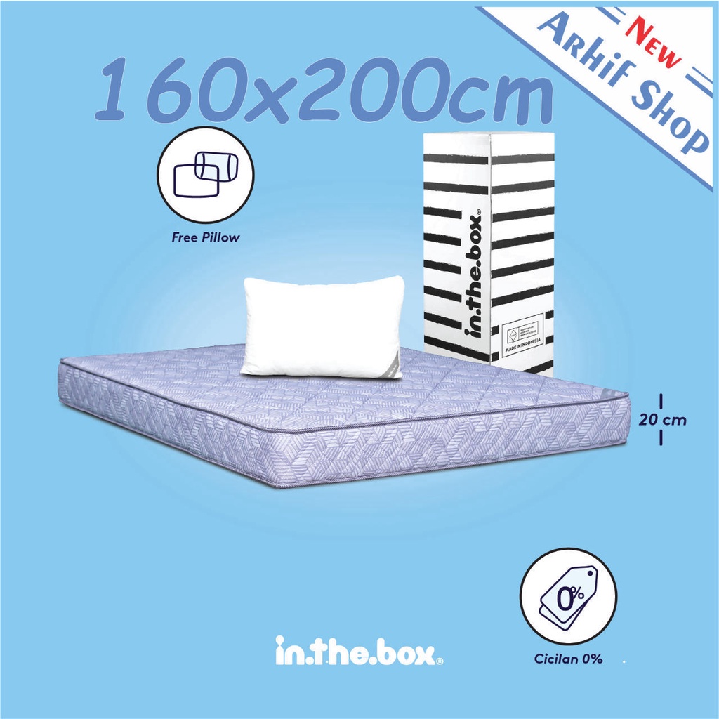 Kasur Busa inthebox hybrid Bed 160x200