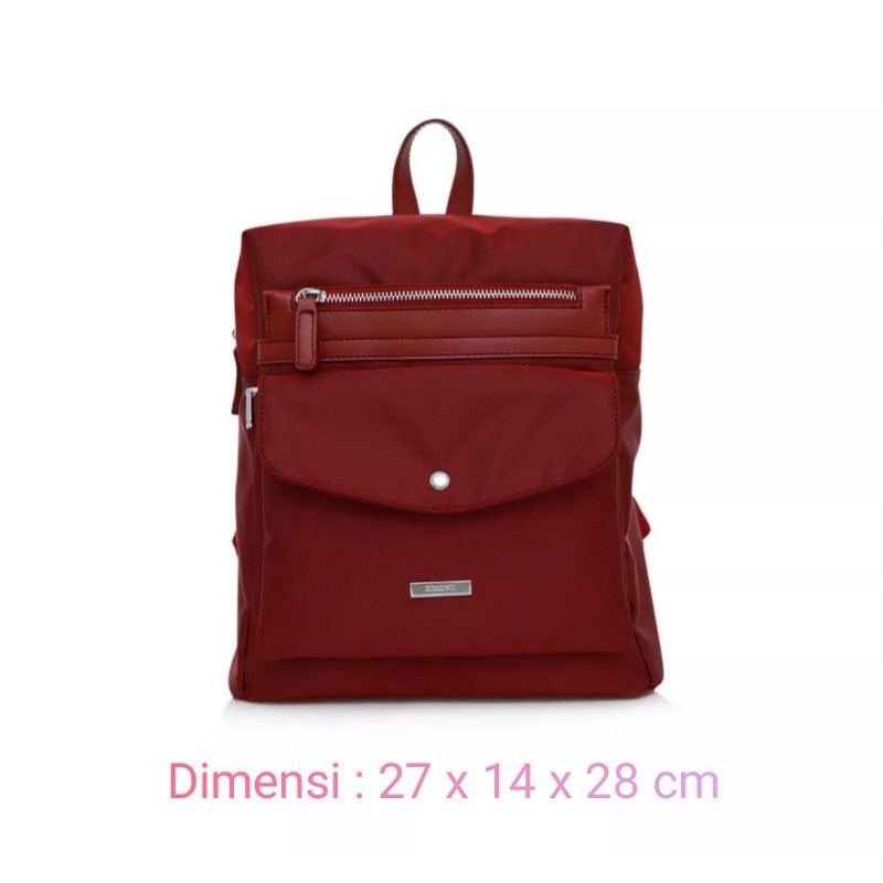 Tas Elizabeth Nathaira Backpack Original - Maroon