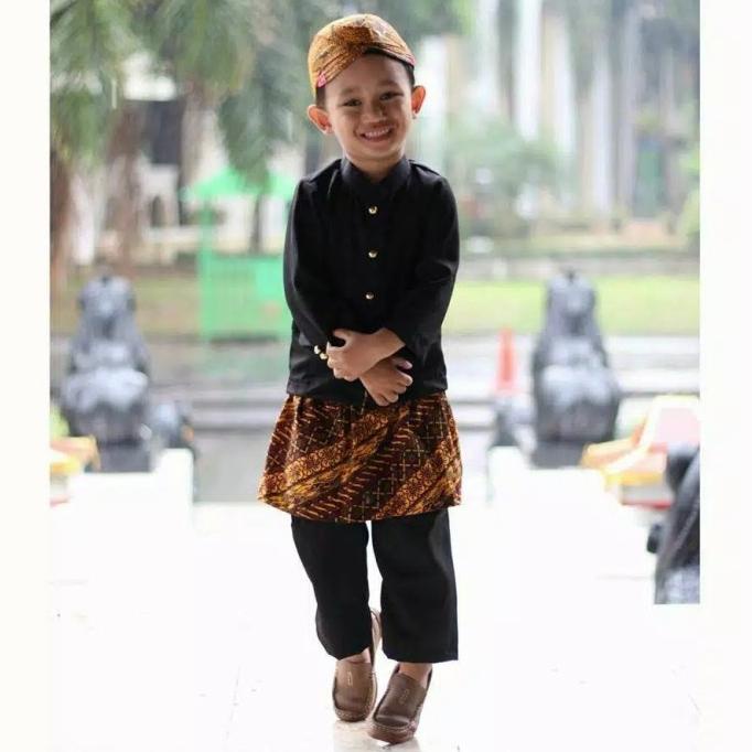SETELAN BASOFI ANAK / BAJU ADAT ANAK / BAJU ADAT JAWA / BAJU KARTINIAN