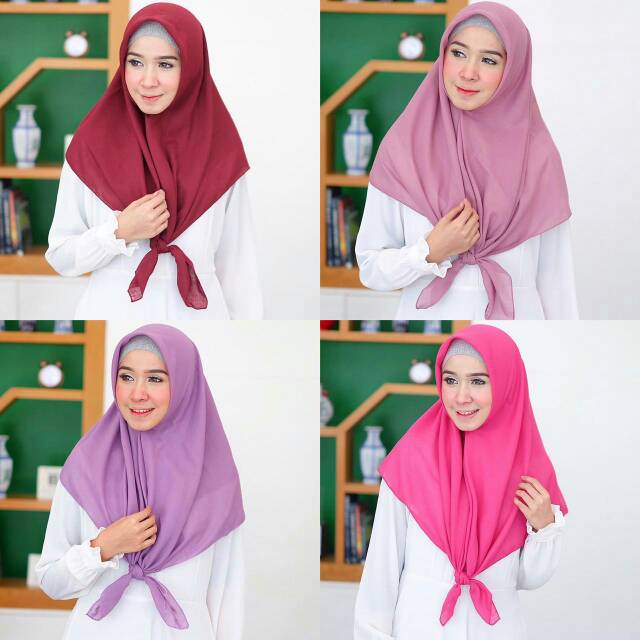 SEGI EMPAT BASIC KATUN ERO // HIJAB SEGIEMPAT KATUN // SQUARE HIJAB KATUN ERO