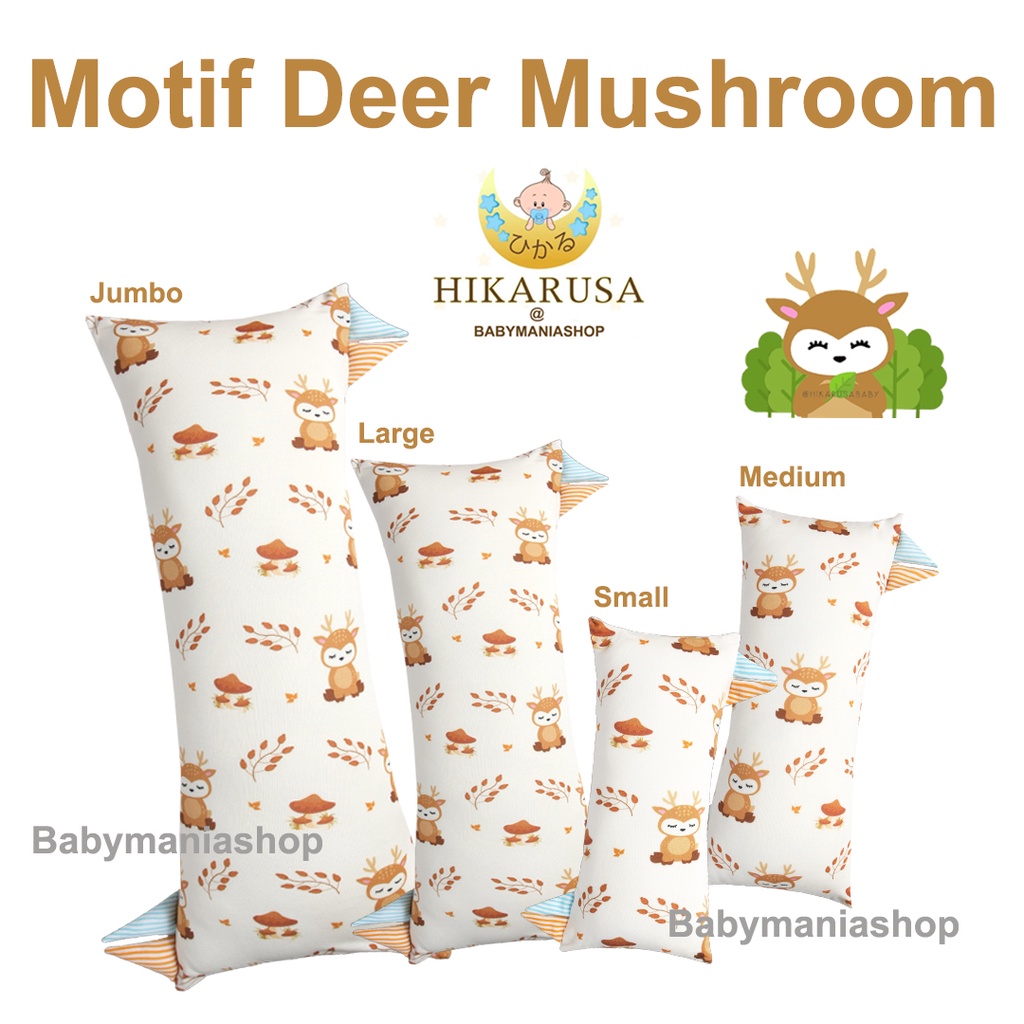 Hikarusa HIKARU SARUNG GULING Sky Deer Snow Deer Anak Bayi Size S M L XL Jumbo Cover