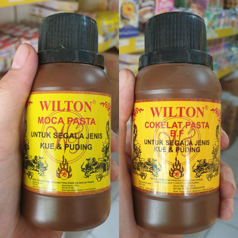 

PASTA WILTON - MOCCA/COKLAT/COKLAT BF - 100Ml