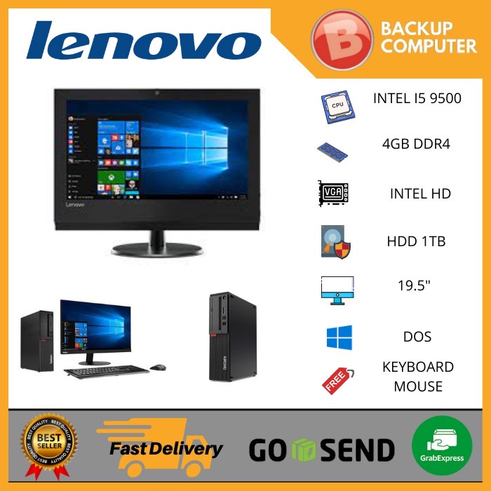PC Desktop Lenovo M800 -10FVA07WIF Micro Tower i5-6500