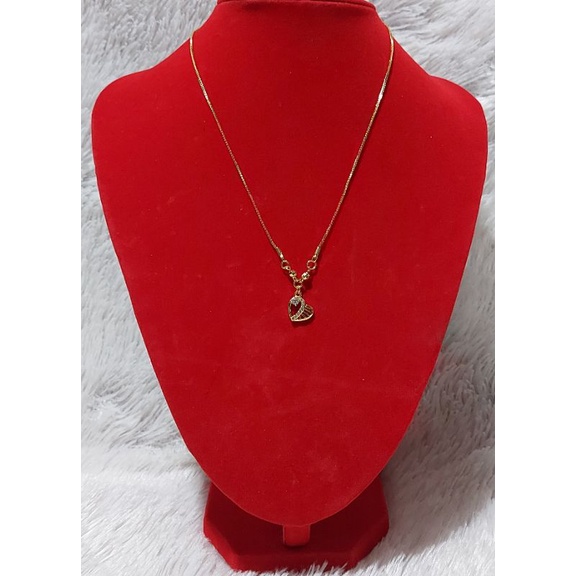 Kalung xuping kalung dewasa  KL 003 lapis emas gold permata