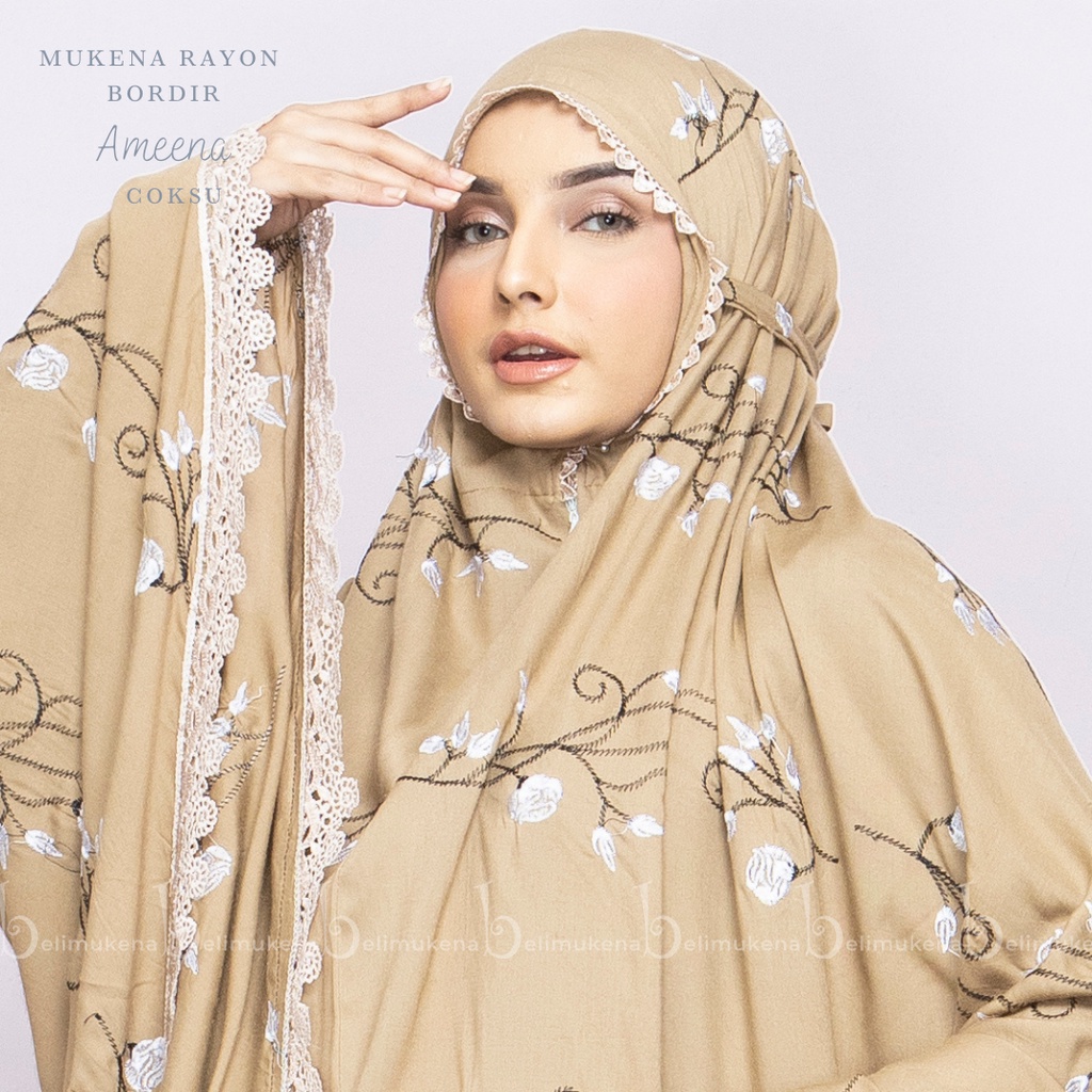 Mukena Dewasa 2in1 Bordir Ameena