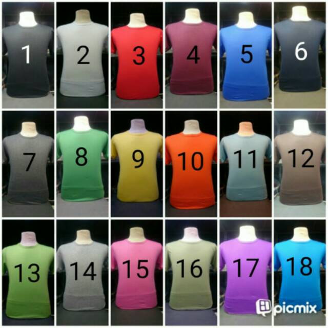 Kaos polos oblong combed murah grosir obral