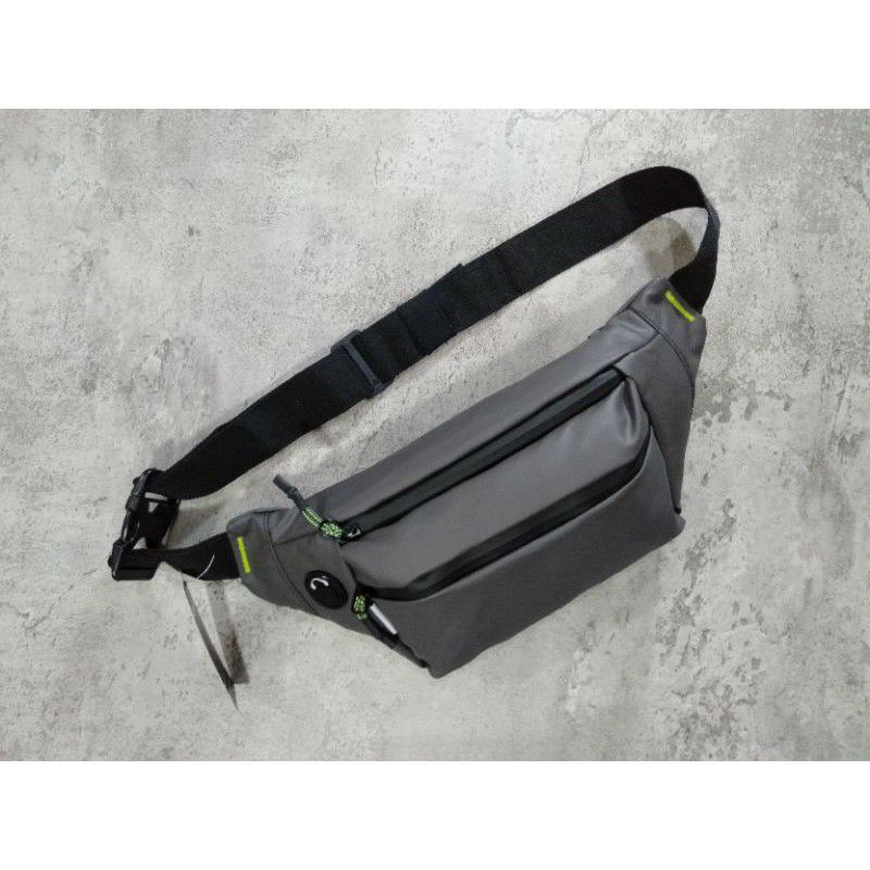 TAS SELEMPANG PRIA HEAVY.BAG. WAIST BAG HEAVY( WATERPROOF) anti air