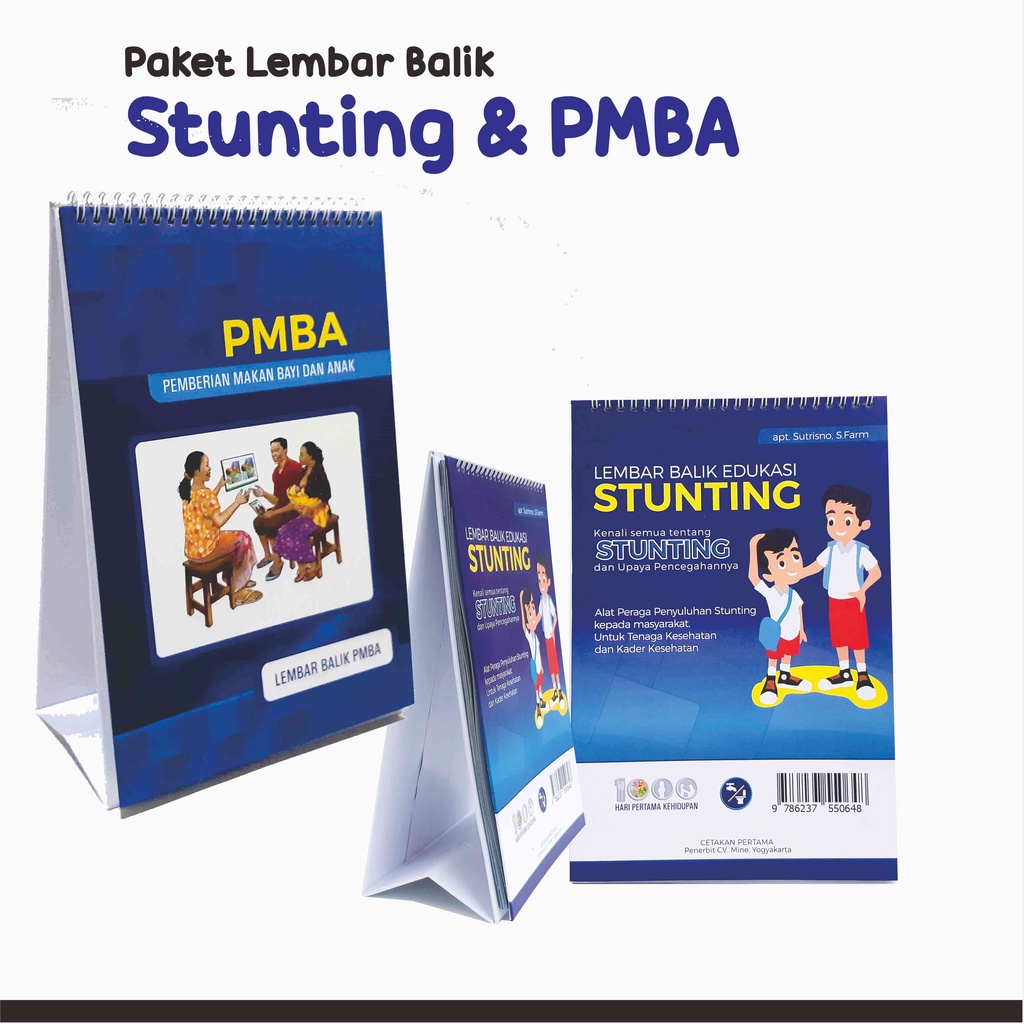 Jual Paket Bundling 2 : Lembar Balik Stunting Dan PMBA, Lembar Balik ...