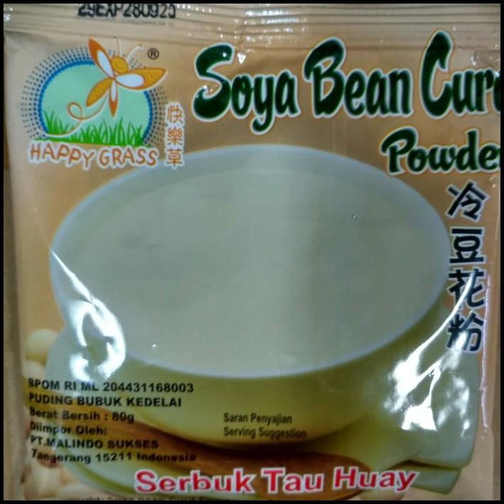 

Soya Bean Curd Powder Happy Grass / Serbuk Puding Kembang Tahu Huay