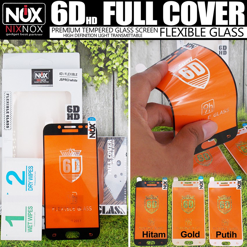 Flexible Tempered Glass Premium Nixnox 6D HD Full Cover For Samsung/Xioaomi//Oppo/IPhone/Vivo