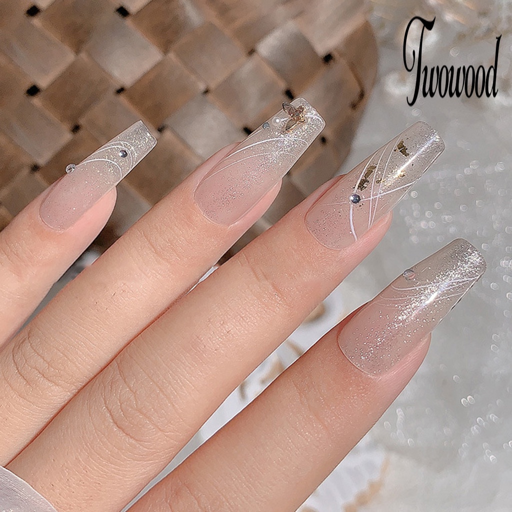 10pcs Ornamen Kupu-Kupu 3D Bahan Alloy Untuk Dekorasi Nail Art