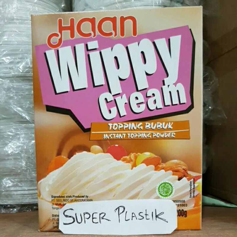 

Haan Wippy Cream - Whipped Cream 200gr