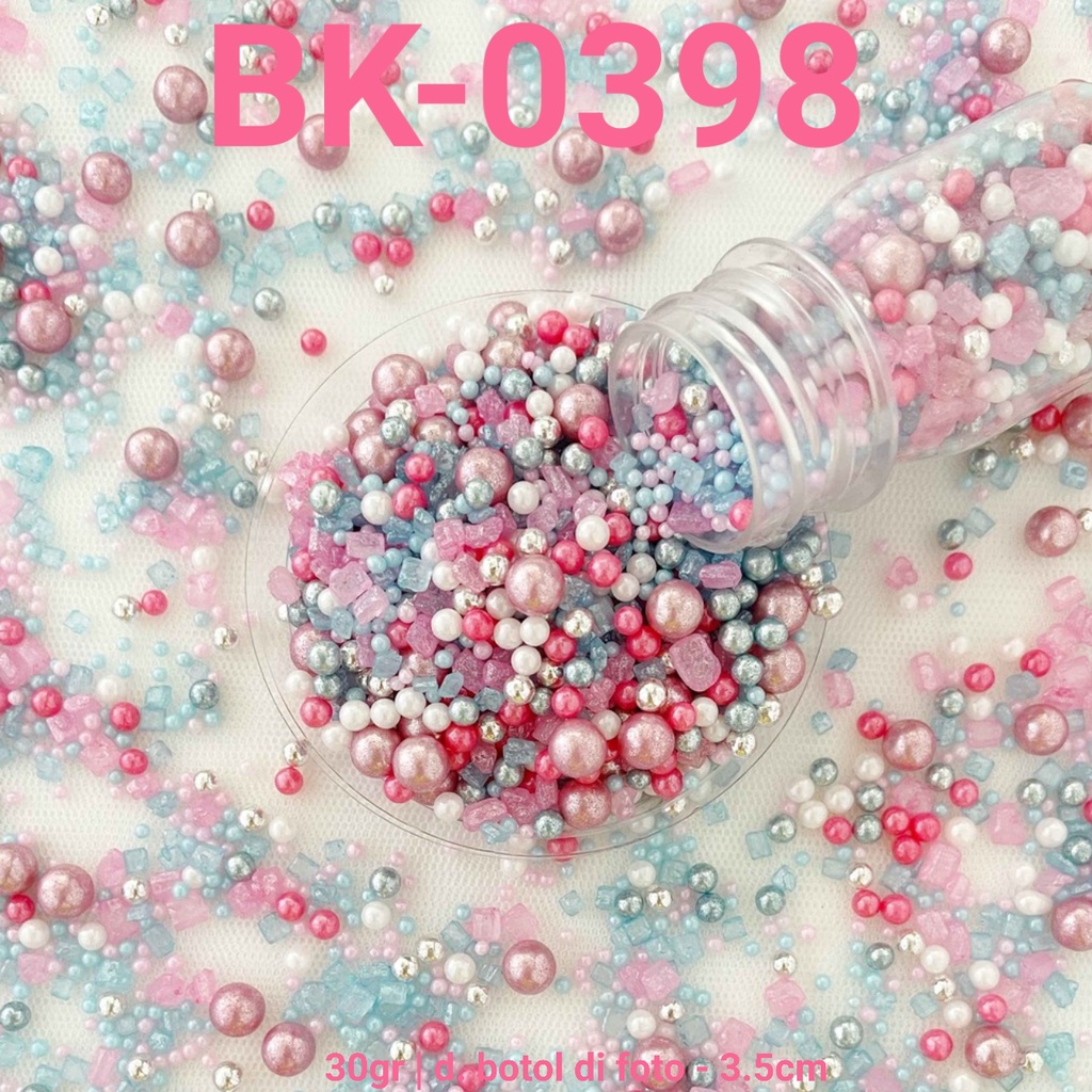 

BK-0398 Sprinkles springkel trimit 30gr batu permata rock sugar pearl yamama baking grosir murah sprinkles cake dekorasi mutiara trimit decoration story sprinklestory sprinklesstory sprinkle story yamama baking
