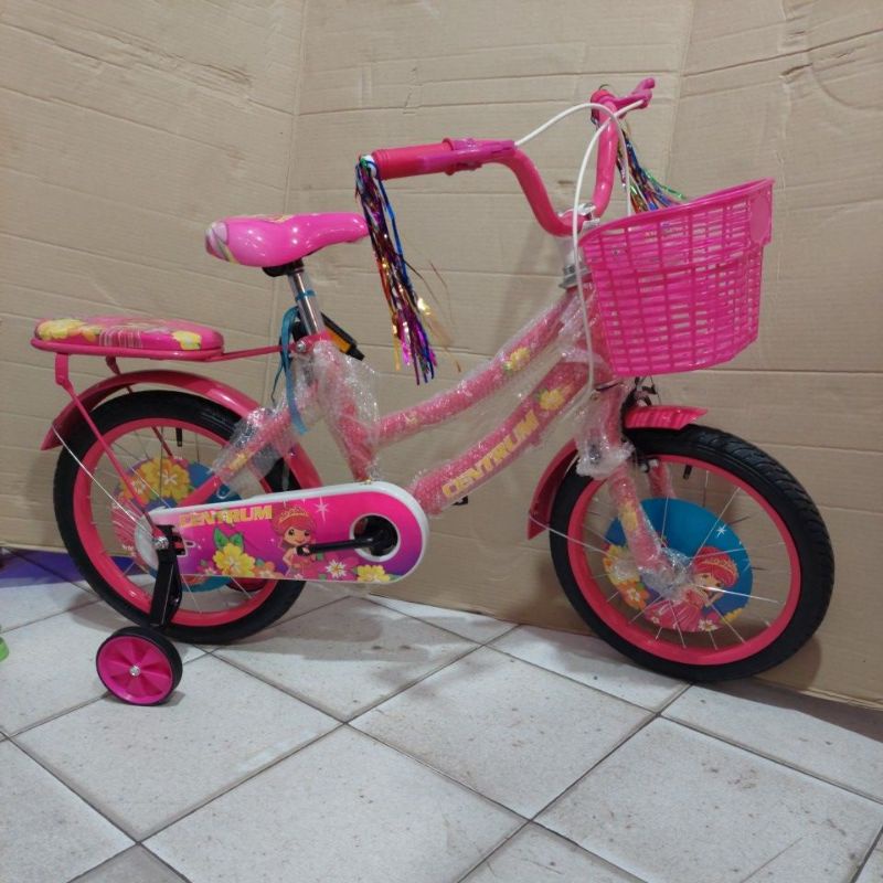 Sepeda Anak Cewek Perempuan  Bmx Mini Centrum 206 Ban Pompa Ukuran 12 Inch , 16 Inch dan 18 Inch