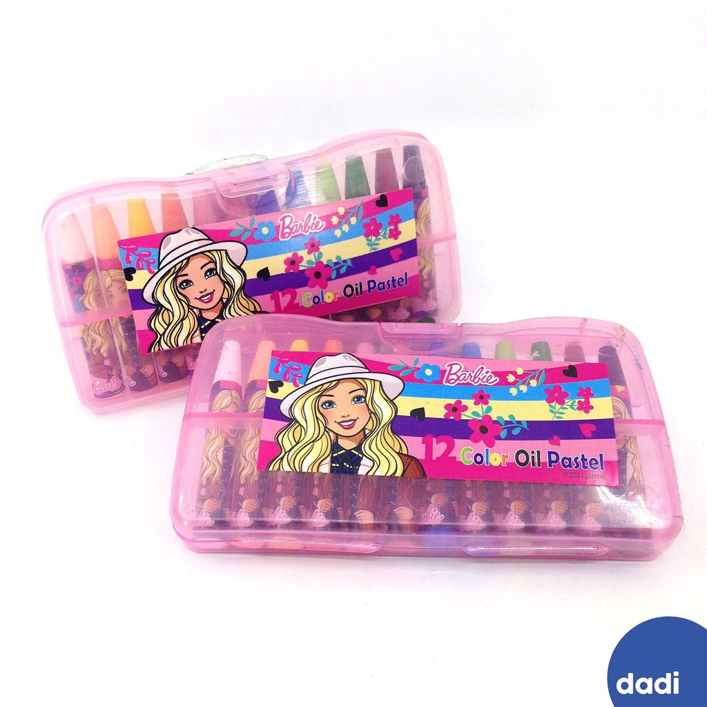 

Barbie Oil Pastel 12 color Crayon 12 warna Alat Mewarnai krayon - Dadi