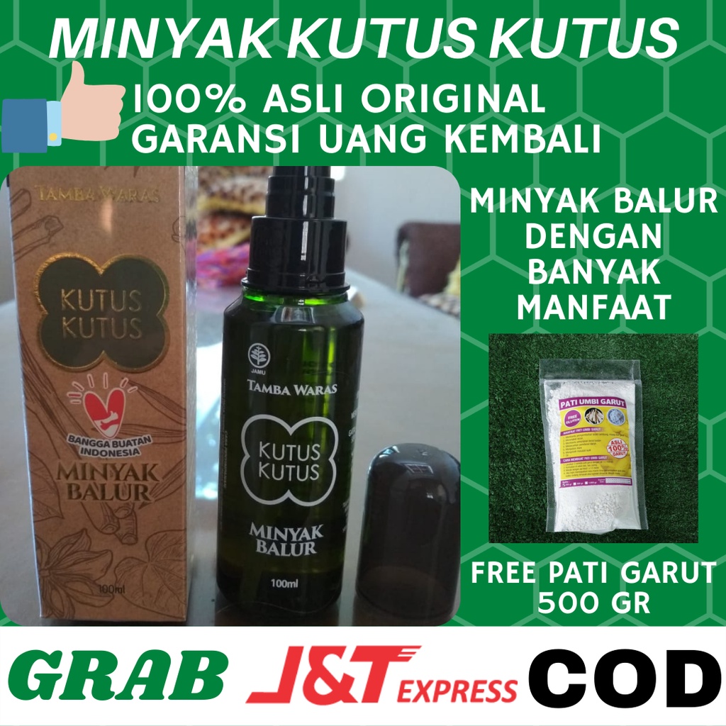 Minyak Urut Balur Kutus Kutus Tamba Waras Original Tanamu Tanami Oil 100 Persen Asli Original