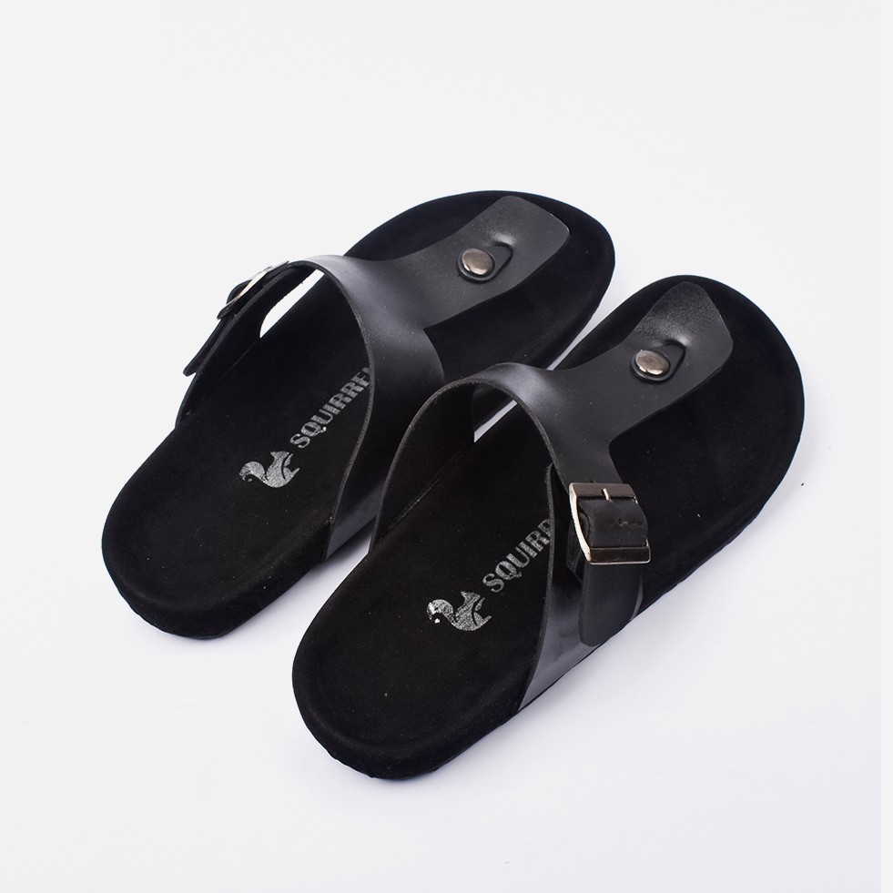 ALVARO BLACK |FORIND x Squirrel| Sendal Jepit Original Santai Kasual Pria/Wanita Sandal Footwear Ori