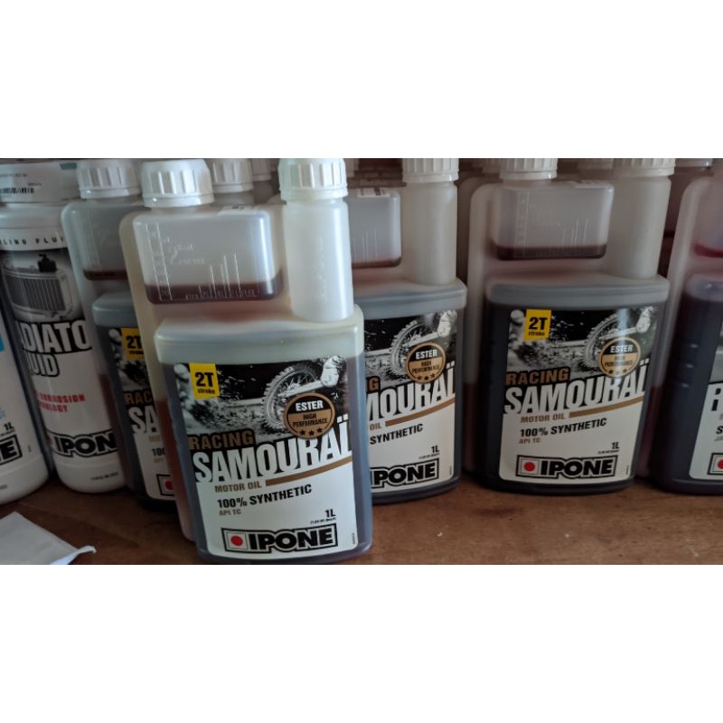 oli ipone samourai 2t 2tak oli samping two stroke ninja fizR F1ZR 125z Y125Z YZ125 KX K85 not motul 