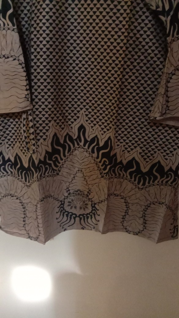 Batik Tunik Shibori Modern Kondangan Kekinian Kerja Kantor Seragaman Tunik Monochrome