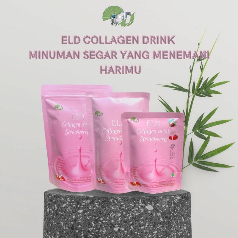 ELD COLLAGEN DRINK MINUMAN PELANGSING TUBUH PENCERAH BADAN / ELD COLLAGEN