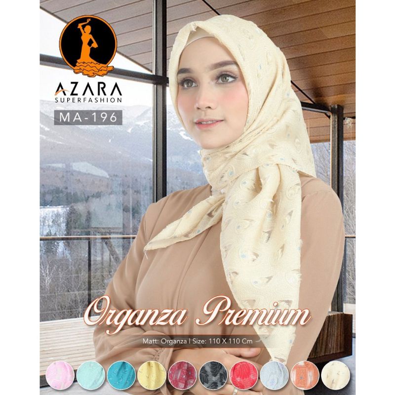 (PROMO) Segi Empat Motif Organza Premium-1