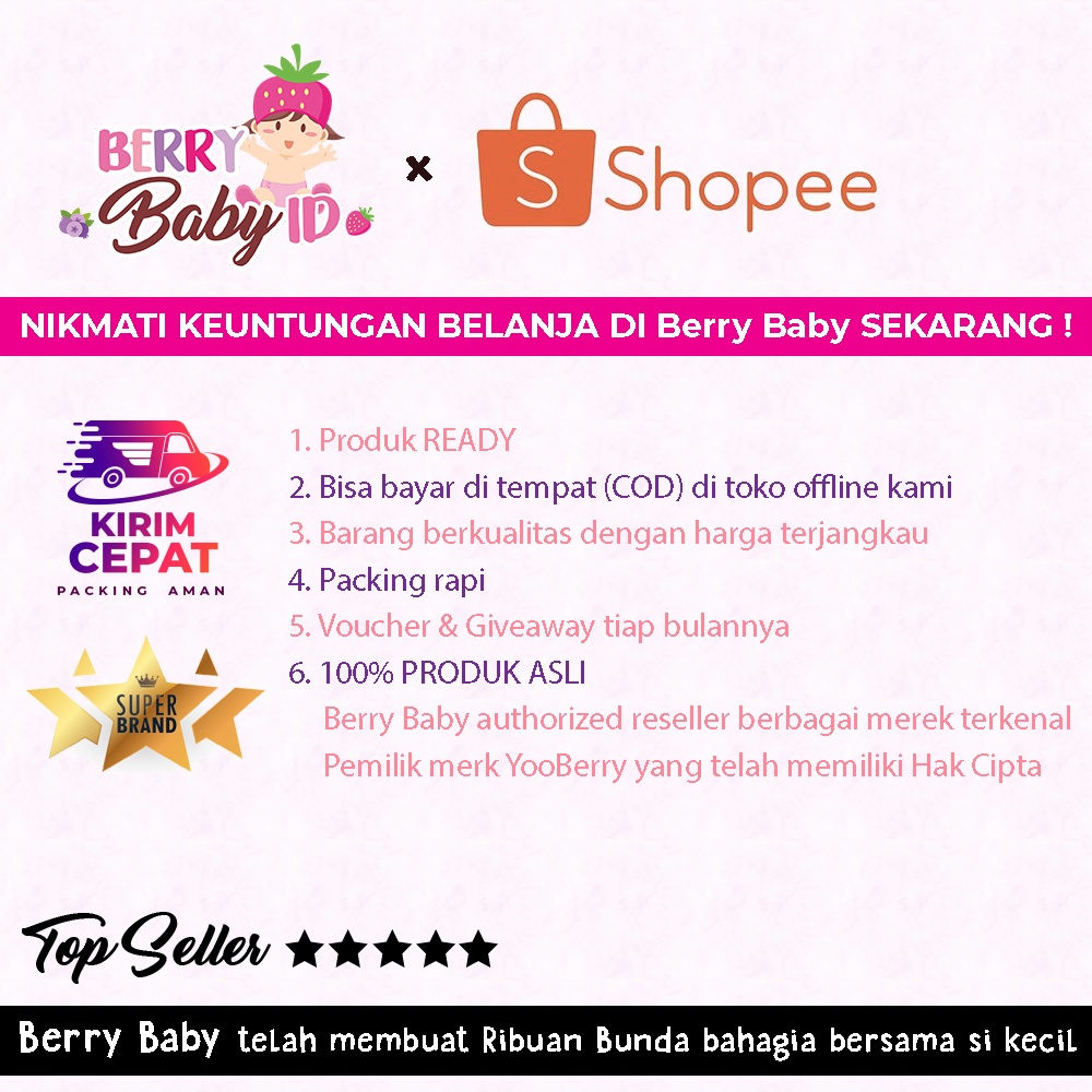 Dialogue Topi Print Bordir Baby Hat Karakter Aksesoris Kepala Bayi Berry Mart